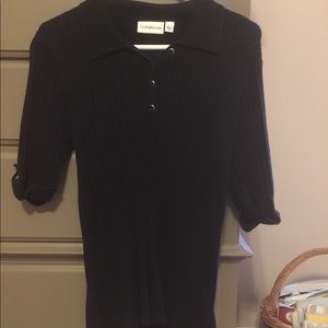 Elbow sleeve black sweater. Never worn.